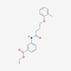 ethyl 3-{[4-(2-methylphenoxy)butanoyl]amino}benzoate