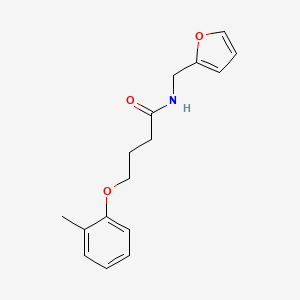 N-Furan-2-ylmethyl-4-o-tolyloxy-butyramide