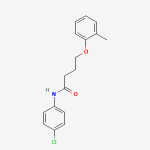 N-(4-chlorophenyl)-4-(2-methylphenoxy)butanamide