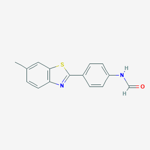 4-(6-Methyl-1,3-benzothiazol-2-yl)phenylformamide