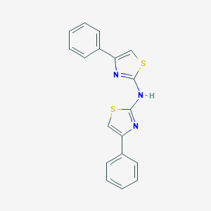 molecular formula C18H13N3S2 B375325 N,N-bis(4-phenyl-1,3-thiazol-2-yl)amine 