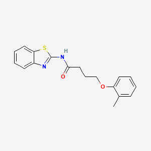 N-Benzothiazol-2-yl-4-o-tolyloxy-butyramide