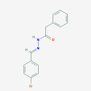 molecular formula C15H13BrN2O B375326 N'-(4-bromobenzylidene)-2-phenylacetohydrazide 