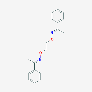 molecular formula C18H20N2O2 B375328 1-phenylethanone O-(2-{[(1-phenylethylidene)amino]oxy}ethyl)oxime 