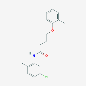 molecular formula C18H20ClNO2 B3753280 N-(5-chloro-2-methylphenyl)-4-(2-methylphenoxy)butanamide 