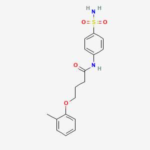 4-(2-methylphenoxy)-N-(4-sulfamoylphenyl)butanamide