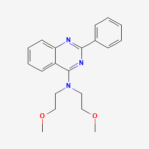 N,N-bis(2-methoxyethyl)-2-phenyl-4-quinazolinamine