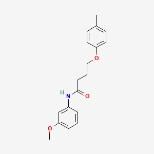 N-(3-methoxyphenyl)-4-(4-methylphenoxy)butanamide