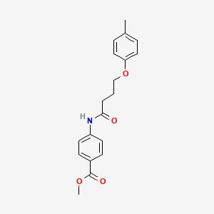 methyl 4-{[4-(4-methylphenoxy)butanoyl]amino}benzoate