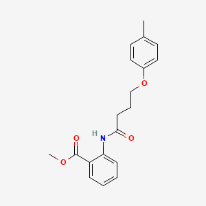 methyl 2-{[4-(4-methylphenoxy)butanoyl]amino}benzoate