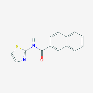 molecular formula C14H10N2OS B375346 N-(1,3-thiazol-2-yl)naphthalene-2-carboxamide CAS No. 332886-54-1