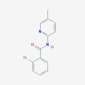 molecular formula C13H11BrN2O B375348 2-bromo-N-(5-methylpyridin-2-yl)benzamide 