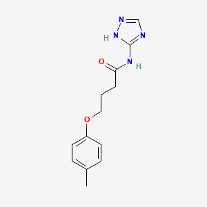 4-(4-methylphenoxy)-N-4H-1,2,4-triazol-3-ylbutanamide