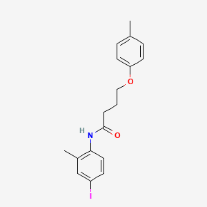 N-(4-iodo-2-methylphenyl)-4-(4-methylphenoxy)butanamide