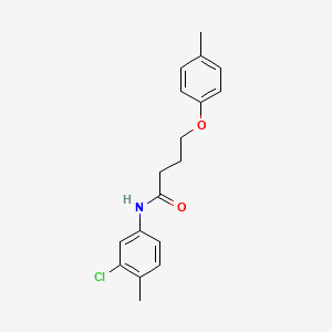 N-(3-chloro-4-methylphenyl)-4-(4-methylphenoxy)butanamide