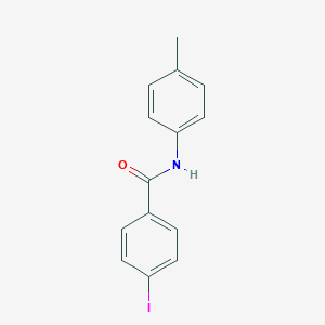 molecular formula C14H12INO B375356 4-iodo-N-(4-methylphenyl)benzamide 