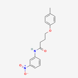 4-(4-methylphenoxy)-N-(3-nitrophenyl)butanamide