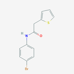 molecular formula C12H10BrNOS B375357 N-(4-bromophenyl)-2-(2-thienyl)acetamide 