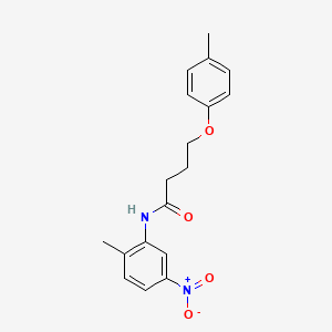 N-(2-methyl-5-nitrophenyl)-4-(4-methylphenoxy)butanamide