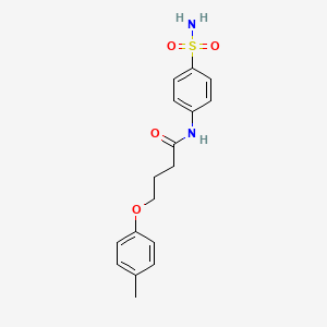 4-(4-methylphenoxy)-N-(4-sulfamoylphenyl)butanamide