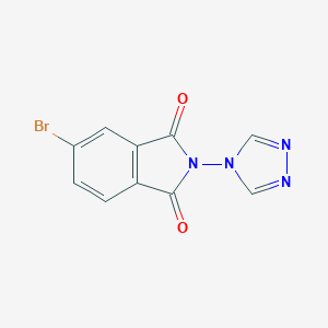 molecular formula C10H5BrN4O2 B375361 5-bromo-2-(4H-1,2,4-triazol-4-yl)-1H-isoindole-1,3(2H)-dione 