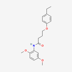 N-(2,5-dimethoxyphenyl)-4-(4-ethylphenoxy)butanamide