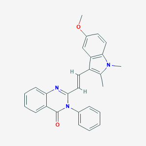 2-[2-(5-Methoxy-1,2-dimethyl-1H-indol-3-yl)-vinyl]-3-phenyl-3H-quinazolin-4-one