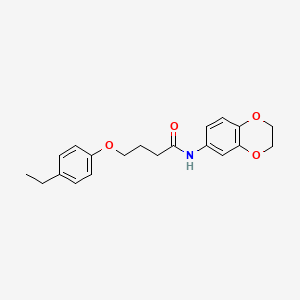 N-(2,3-dihydro-1,4-benzodioxin-6-yl)-4-(4-ethylphenoxy)butanamide