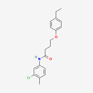 N-(3-chloro-4-methylphenyl)-4-(4-ethylphenoxy)butanamide