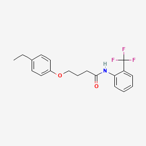 4-(4-ethylphenoxy)-N-[2-(trifluoromethyl)phenyl]butanamide