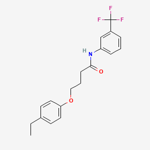 4-(4-ethylphenoxy)-N-[3-(trifluoromethyl)phenyl]butanamide