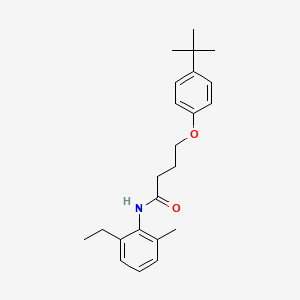 4-(4-tert-butylphenoxy)-N-(2-ethyl-6-methylphenyl)butanamide