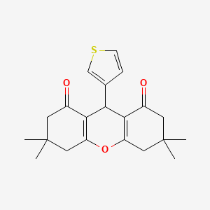 3,3,6,6-tetramethyl-9-(3-thienyl)-3,4,5,6,7,9-hexahydro-1H-xanthene-1,8(2H)-dione