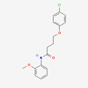 4-(4-chlorophenoxy)-N-(2-methoxyphenyl)butanamide