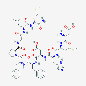 molecular formula C55H77N13O14S2 B037538 (Pro7)-Neurokinin B CAS No. 120814-48-4