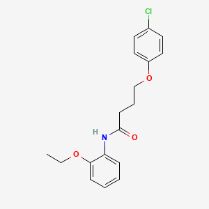 4-(4-chlorophenoxy)-N-(2-ethoxyphenyl)butanamide