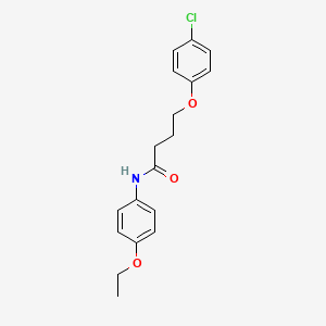 4-(4-chlorophenoxy)-N-(4-ethoxyphenyl)butanamide