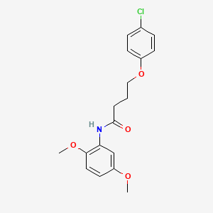 4-(4-chlorophenoxy)-N-(2,5-dimethoxyphenyl)butanamide