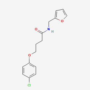 4-(4-chlorophenoxy)-N-(furan-2-ylmethyl)butanamide