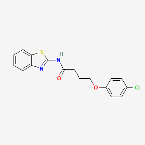 N-Benzothiazol-2-yl-4-(4-chloro-phenoxy)-butyramide