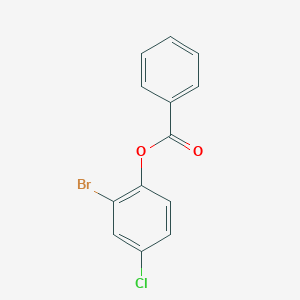 molecular formula C13H8BrClO2 B375392 2-Bromo-4-chlorophenyl benzoate 
