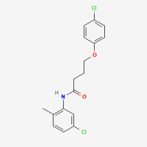 N-(5-chloro-2-methylphenyl)-4-(4-chlorophenoxy)butanamide