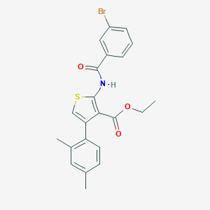 Ethyl 2-[(3-bromobenzoyl)amino]-4-(2,4-dimethylphenyl)-3-thiophenecarboxylate