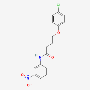 4-(4-chlorophenoxy)-N-(3-nitrophenyl)butanamide