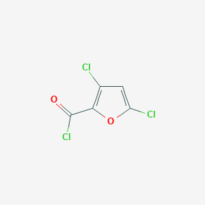 molecular formula C5HCl3O2 B037540 3,5-Dichlorofuran-2-carbonyl chloride CAS No. 116106-17-3