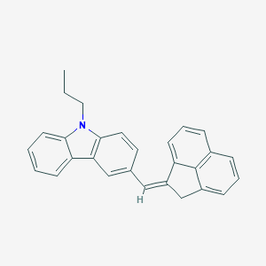 molecular formula C28H23N B375400 3-(1(2H)-acenaphthylenylidenemethyl)-9-propyl-9H-carbazole 