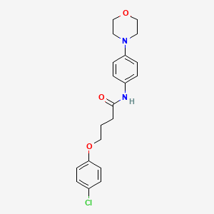 4-(4-chlorophenoxy)-N-(4-morpholin-4-ylphenyl)butanamide