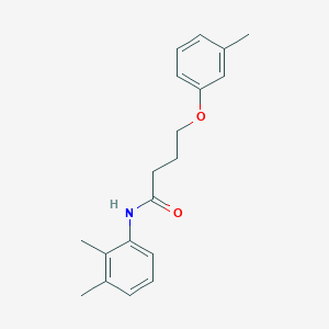 molecular formula C19H23NO2 B3754030 N-(2,3-dimethylphenyl)-4-(3-methylphenoxy)butanamide 