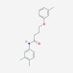 N-(3,4-dimethylphenyl)-4-(3-methylphenoxy)butanamide