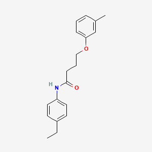 N-(4-ethylphenyl)-4-(3-methylphenoxy)butanamide